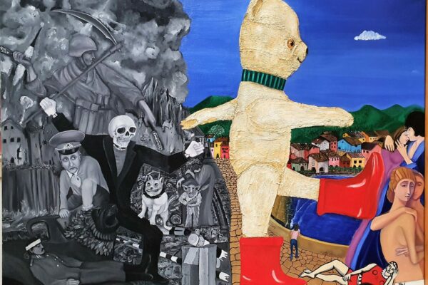fuck u war i leave you 140 x 100 cm